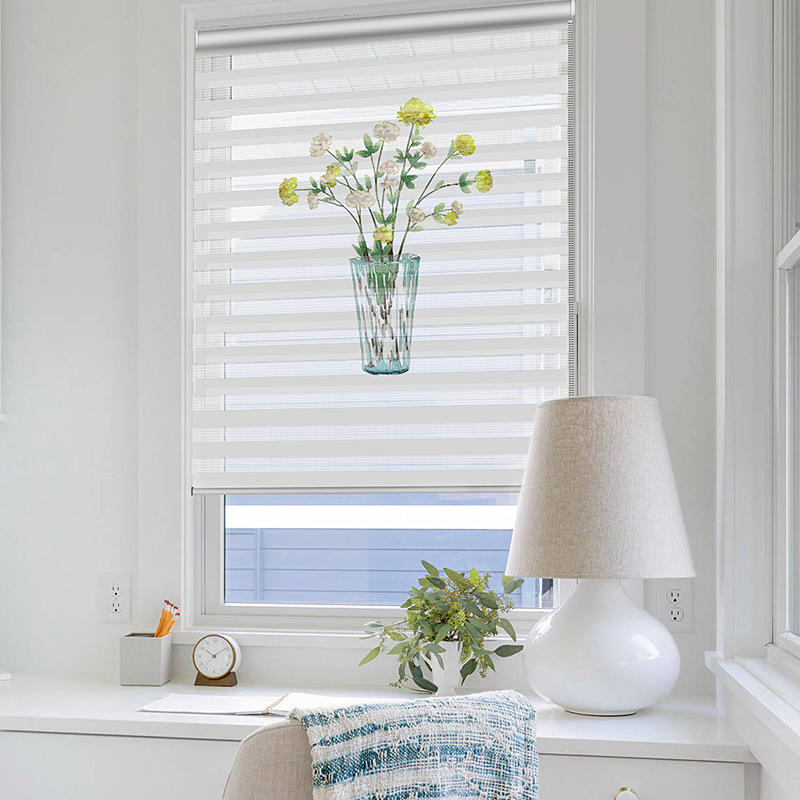 Persianas de cebra de tela - Opción de tratamiento de ventana con estilo