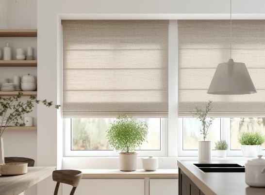 Tonos romanos para ventanas de 50 pulgadas