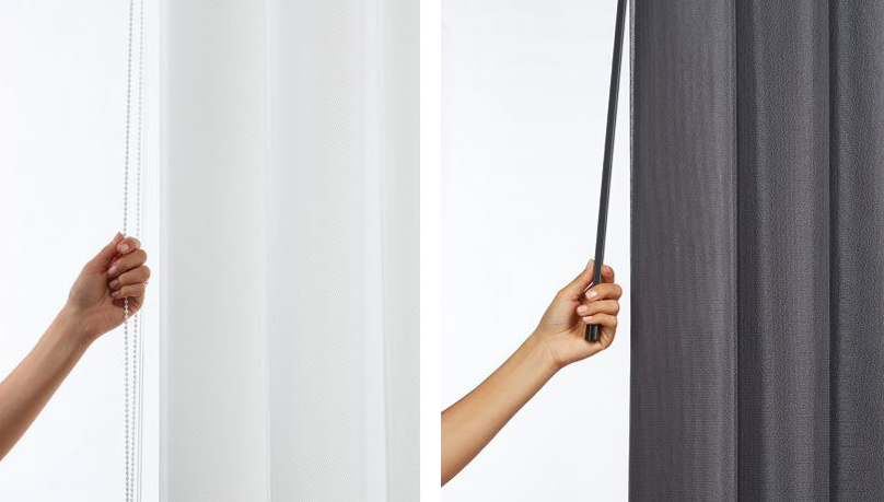 Cadena y cordón para persianas verticales Wand Sheer