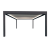 Pérgola de Aluminio con Techo de Lamas 3×3