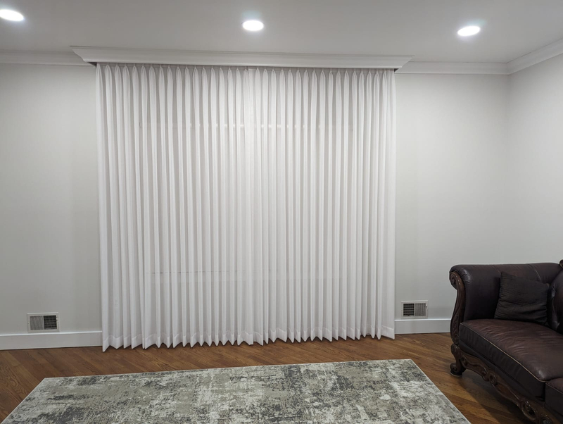 Rieles de cordón de aluminio para cortinas transparentes