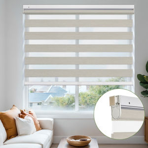 Persianas opacas sin taladro Zebra Shades