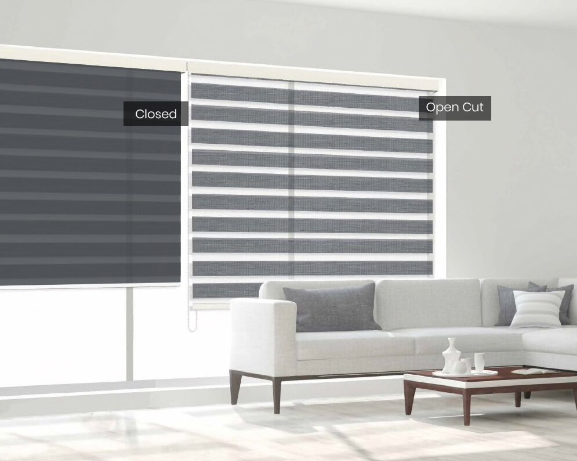 Dual Layer Zebra Roller Blinds