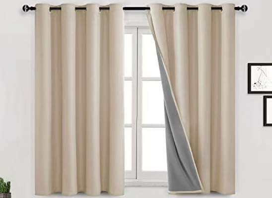Cortina de 52 pulgadas x 63 pulgadas Fabics