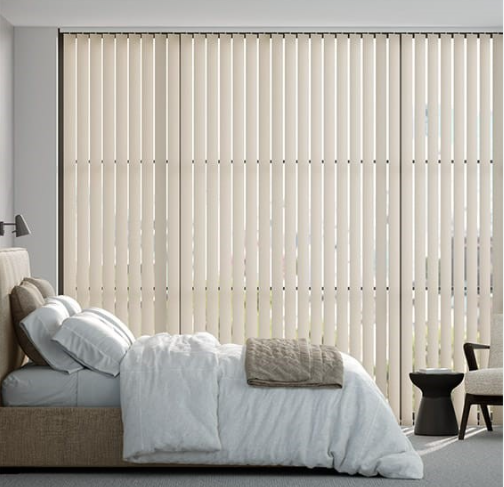 PVC (vinilo) persianas verticales transparentes