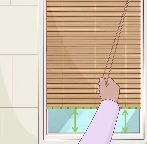 Cómo cerrar las persianas de las ventanas