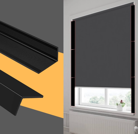 Tiras de bloqueador de luz de aluminio en forma de L